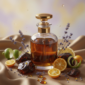 Vela Aromática - Âmbar Escuro, Frutos Cítricos & Lavanda